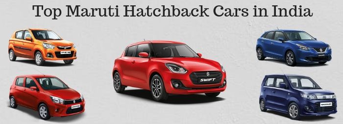 Top Maruti Suzuki Hatchback cars in India